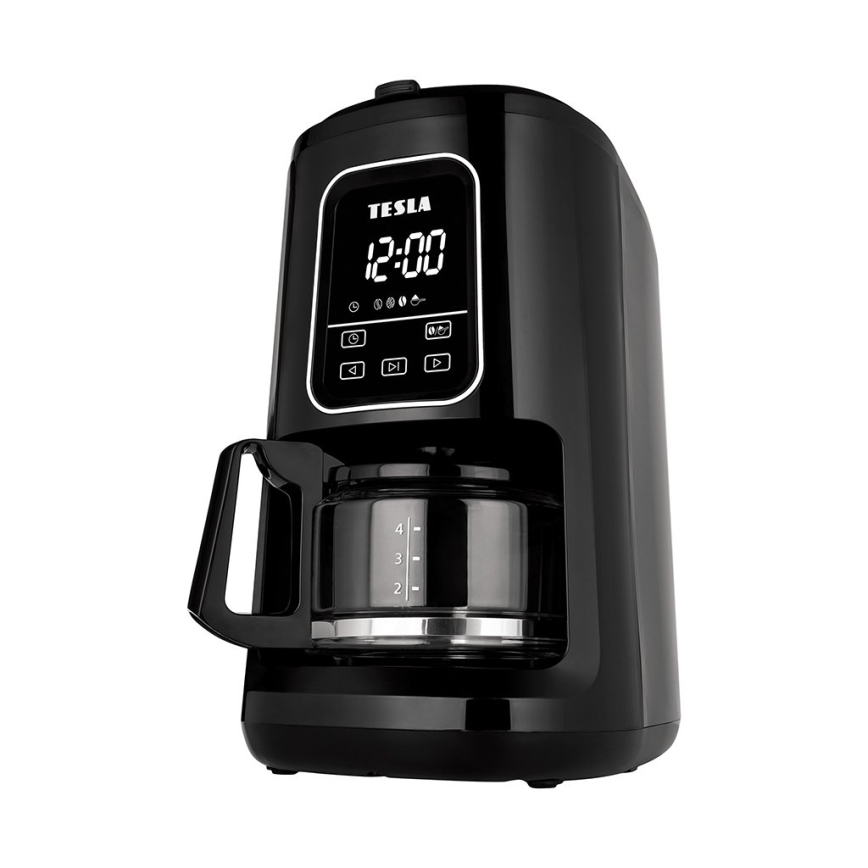 TESLA Electronics - Cafetera con molinillo 2en1 900W/230V