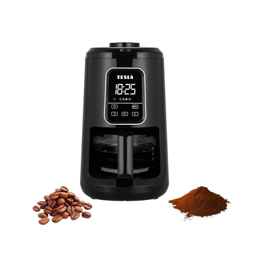 TESLA Electronics - Cafetera con molinillo 2en1 900W/230V