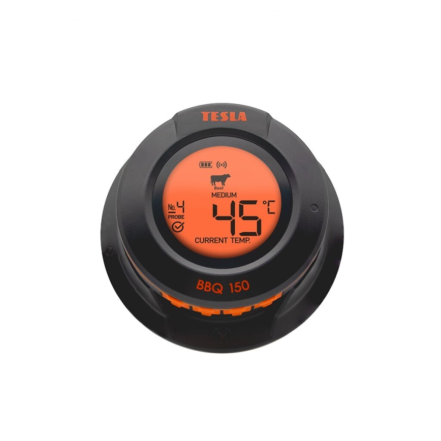 TESLA Electronics Cook - Termómetro digital para carne con sonda 0-400 °C 2xAA IP65