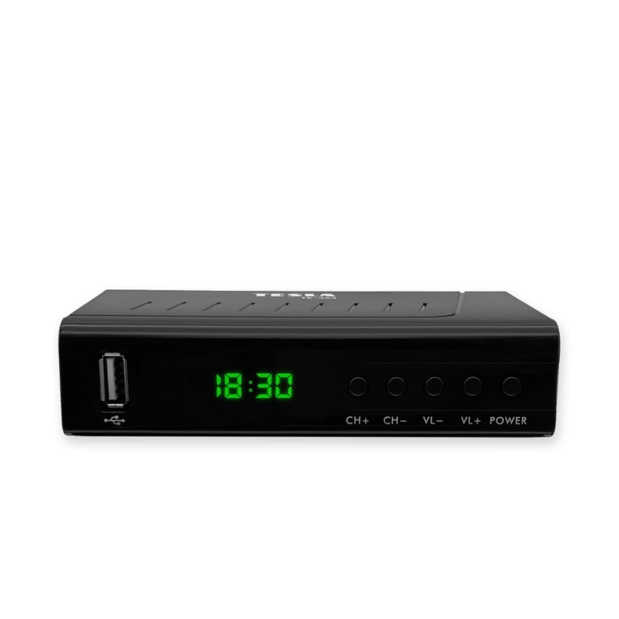 TESLA Electronics - DVB-T2 H.265 (HEVC) receptor HDMI-CEC 2xAAA + control remoto