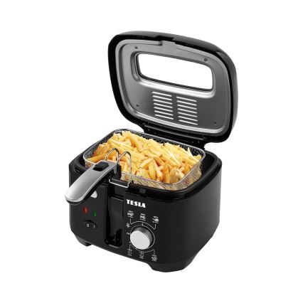 TESLA Electronics EasyCook - Freidora de aceite 2,5 l 1800W/230V