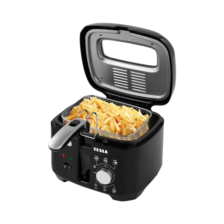 TESLA Electronics EasyCook - Freidora de aceite 2,5 l 1800W/230V
