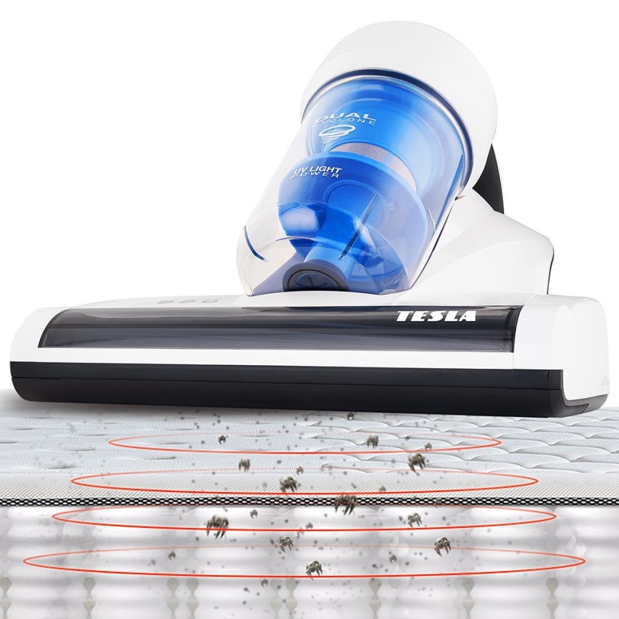 TESLA Electronics LifeStar - Aspirador antibacterias de mano con lámpara UV-C 3en1 550W/230V