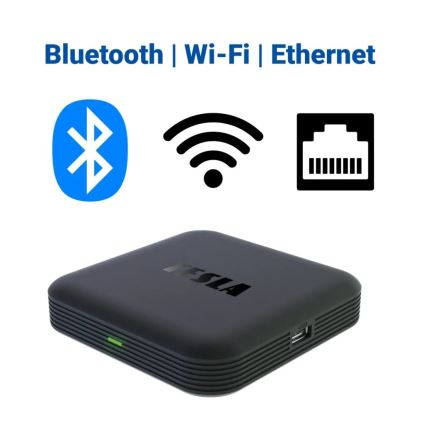 TESLA Electronics MediaBox - Reproductor multimedia UHD con Wi-Fi + mando a distancia