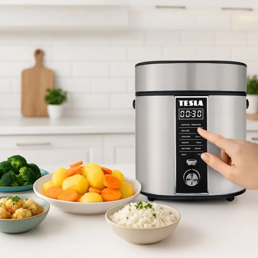 TESLA Electronics MultiCook - Arrocera multifuncional 2,1 l 400W/230V