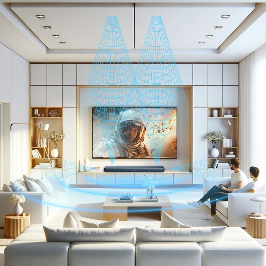 TESLA Electronics PrimeSound - Barra de sonido Dolby Atmos 2.1 230W/230V + control remoto