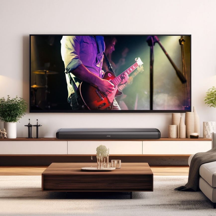 TESLA Electronics PrimeSound - Barra de sonido Dolby Atmos 2.1 230W/230V + control remoto