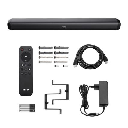 TESLA Electronics PrimeSound - Barra de sonido Dolby Atmos 2.1 230W/230V + control remoto