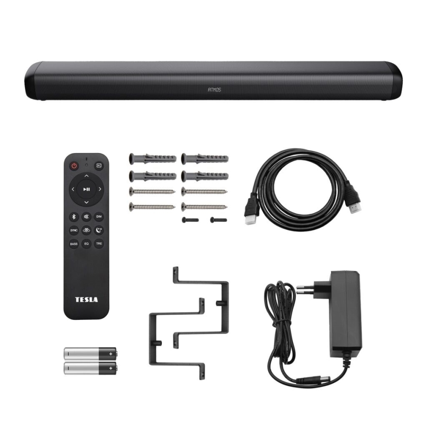 TESLA Electronics PrimeSound - Barra de sonido Dolby Atmos 2.1 230W/230V + control remoto