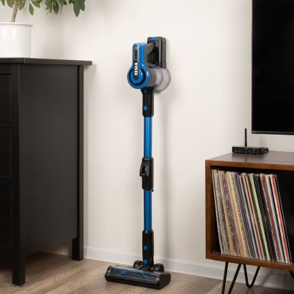 TESLA Electronics PureStar - Aspiradora escoba inalámbrica flexible 3en1 300W/2200 mAh negro/azul