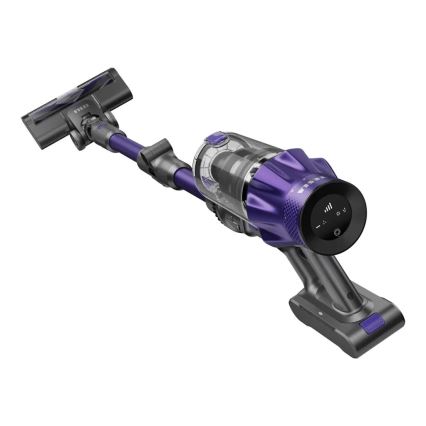 TESLA Electronics PureStar - Aspiradora inalámbrica flexible tipo barra 2 en 1 250W/2200 mAh gris/morado
