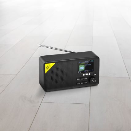 TESLA Electronics - Radio DAB+ FM 5W/4000 mAh negro