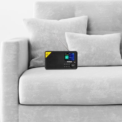 TESLA Electronics - Radio DAB+ FM 5W/4000 mAh negro