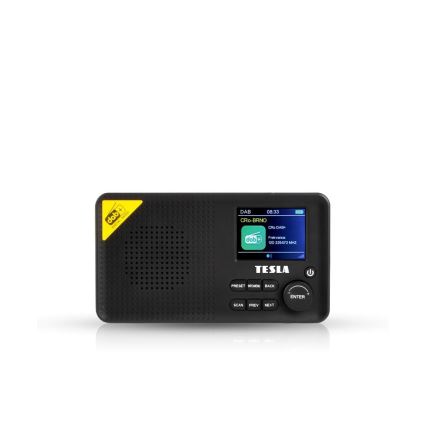 TESLA Electronics - Radio DAB+ FM 5W/4000 mAh negro