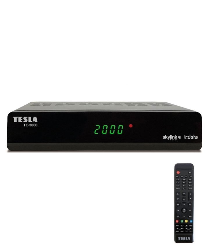 TESLA Electronics - Receptor satélite 2xAAA + mando a distancia