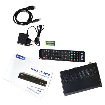 TESLA Electronics - Receptor satélite 2xAAA + mando a distancia