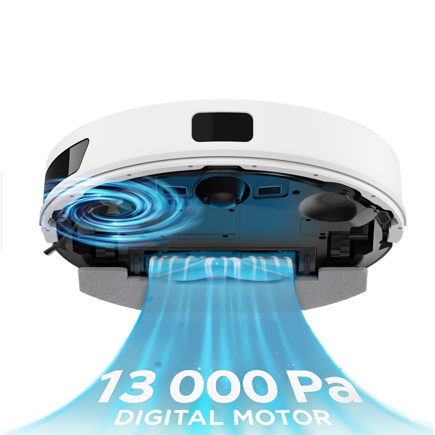 TESLA Electronics RoboStar - Aspirador robótico inteligente 2 en 1 3200 mAh Wi-Fi blanco