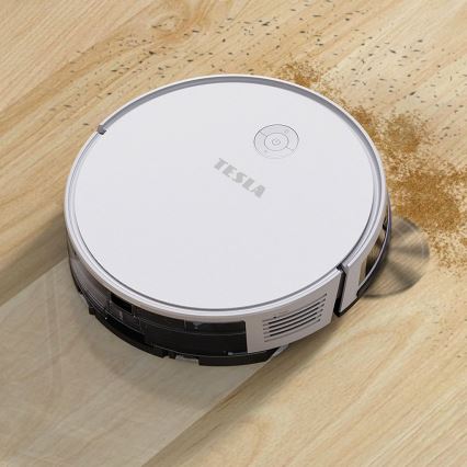 TESLA Electronics RoboStar - Robot aspirador inteligente 2en1 2600 mAh Wi-Fi blanco + control remoto