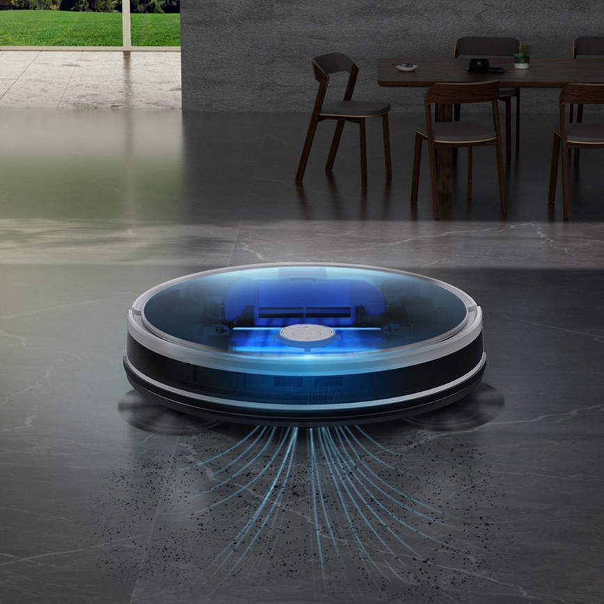 TESLA Electronics RoboStar - Robot aspirador inteligente 2en1 2600 mAh Wi-Fi blanco + control remoto