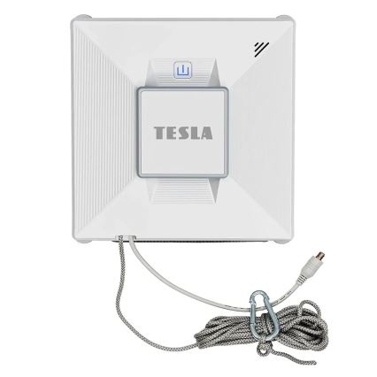 TESLA Electronics RoboStar - Limpiacristales inteligente con pulverizador de agua 72W/230V/650 mAh Wi-Fi + control remoto