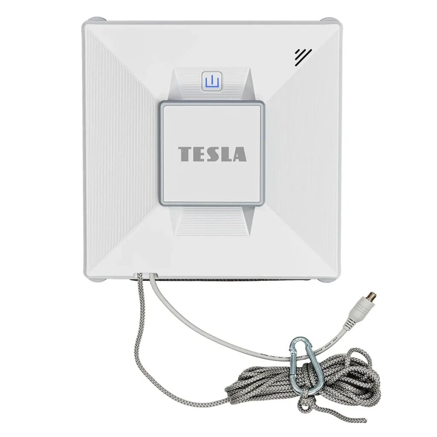 TESLA Electronics RoboStar - Limpiacristales inteligente con pulverizador de agua 72W/230V/650 mAh Wi-Fi + control remoto