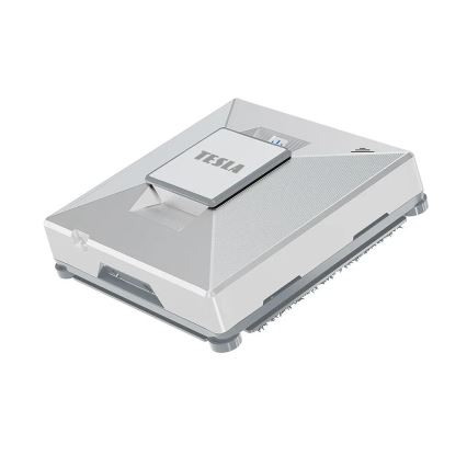 TESLA Electronics RoboStar - Limpiacristales inteligente con pulverizador de agua 72W/230V/650 mAh Wi-Fi + control remoto