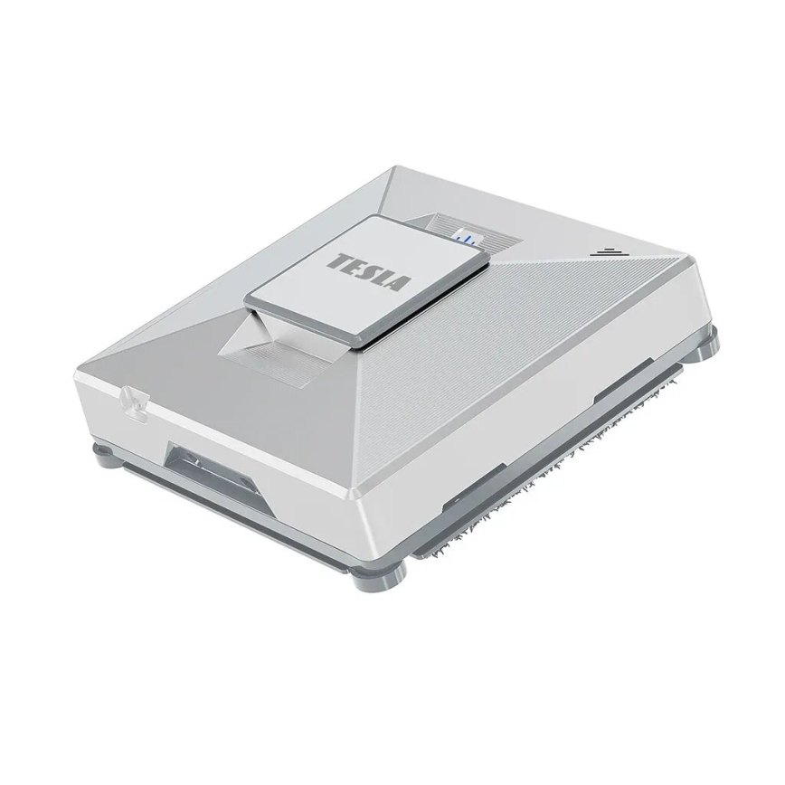 TESLA Electronics RoboStar - Limpiacristales inteligente con pulverizador de agua 72W/230V/650 mAh Wi-Fi + control remoto