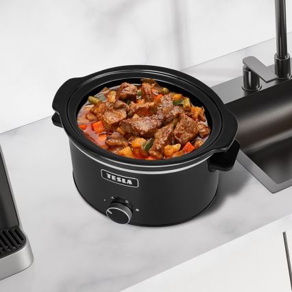 TESLA Electronics SlowCook - Olla de cocción lenta 3,5 l 200W/230V
