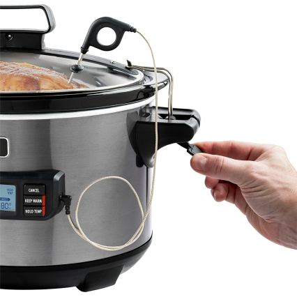 TESLA Electronics SlowCook - Olla de cocción lenta de 5,6 l, 290W/230V