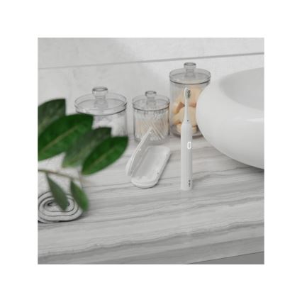 TESLA Smart - Cepillo de dientes sónico inteligente TS200 DELUXE blanco