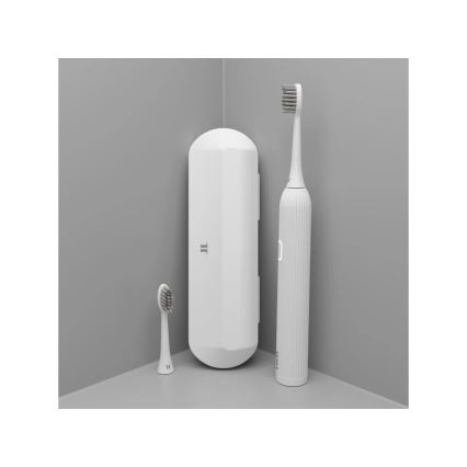 TESLA Smart - Cepillo de dientes sónico inteligente TS200 DELUXE blanco