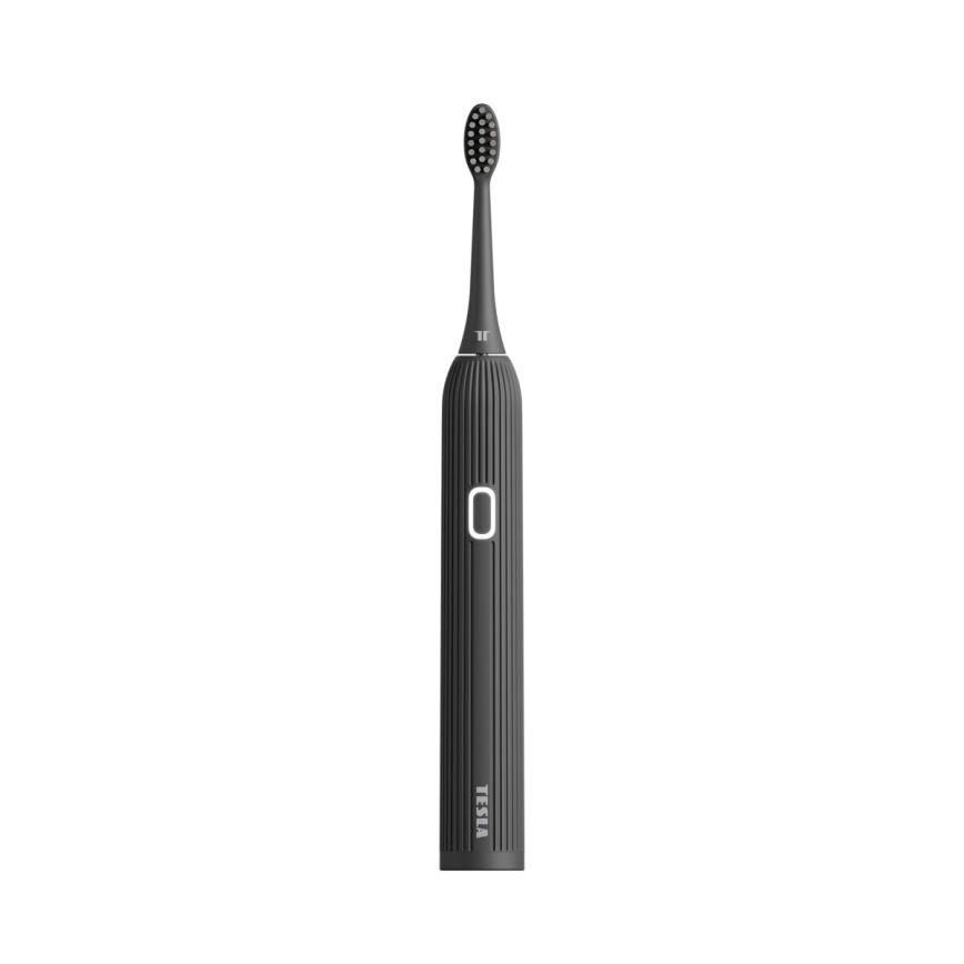 TESLA Smart - Cepillo de dientes sónico inteligente TS200 DELUXE negro