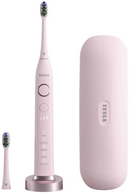 TESLA Smart - Cepillo de dientes sónico TS400 rosa