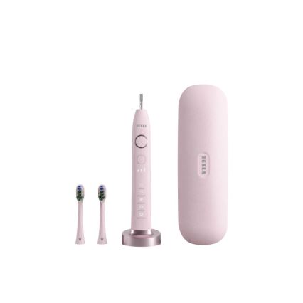 TESLA Smart - Cepillo de dientes sónico TS400 rosa