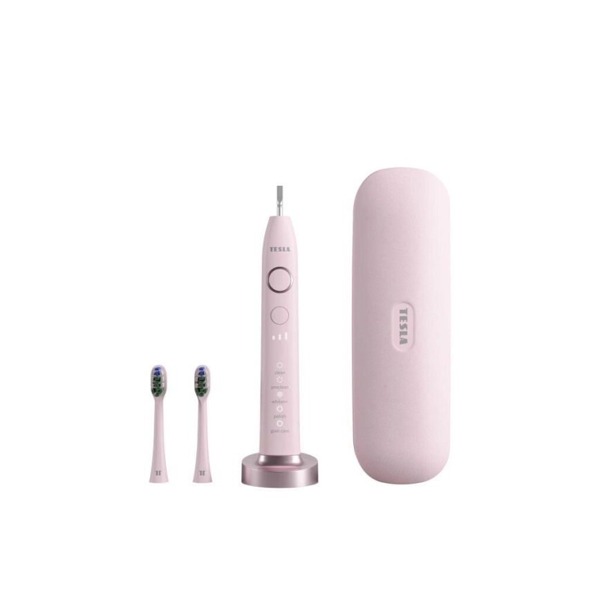 TESLA Smart - Cepillo de dientes sónico TS400 rosa