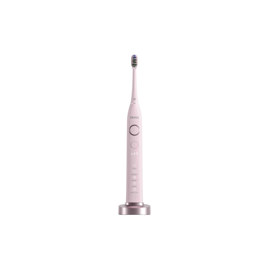 TESLA Smart - Cepillo de dientes sónico TS400 rosa