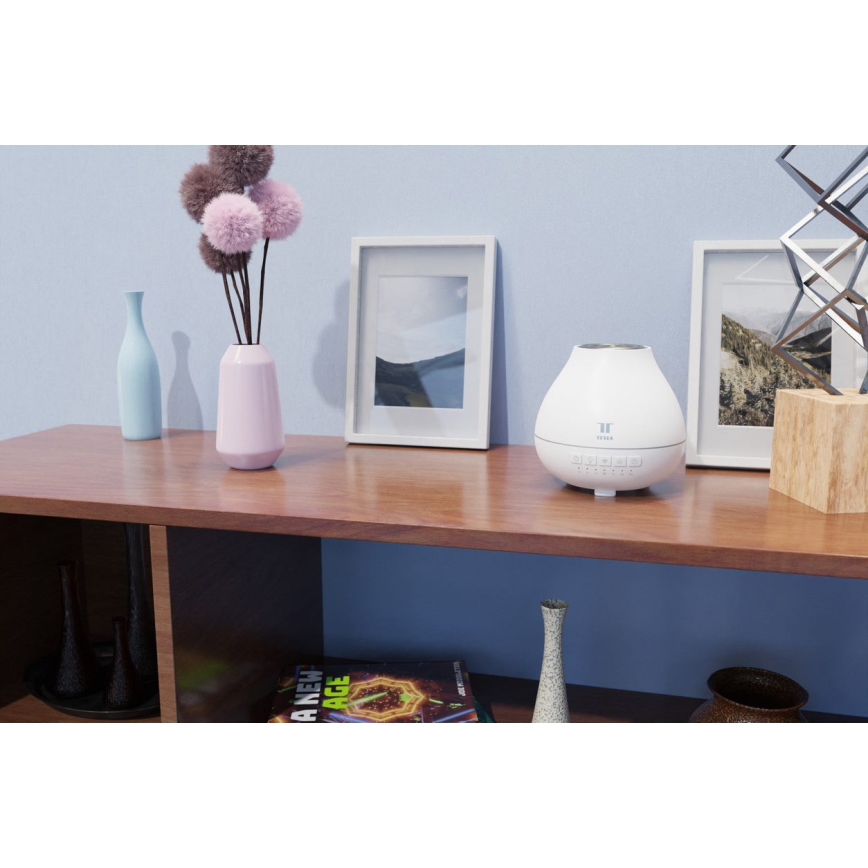 TESLA Smart - Difusor de aromas LED inteligente con retroiluminación LED/10W/24V Wi-Fi