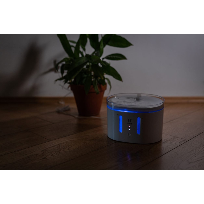 TESLA Smart - Fuente inteligente para mascotas con esterilización UV 2,5 l 5V Wi-Fi