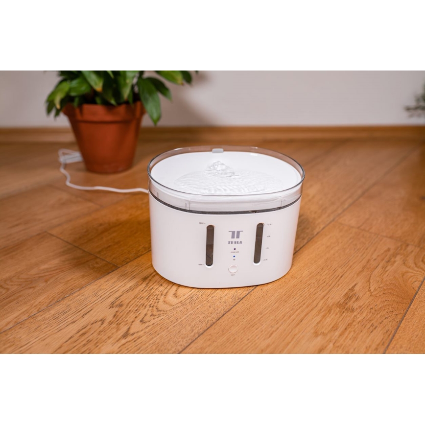 TESLA Smart - Fuente inteligente para mascotas con esterilización UV 2,5 l 5V Wi-Fi