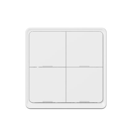 TESLA Smart - Interruptor inalámbrico inteligente para el hogar 4P 1xCR2430 ZigBee