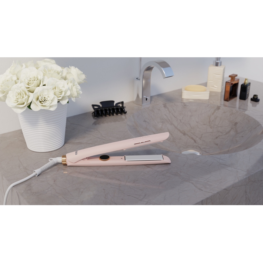 TESLA Smart - Plancha de pelo con LED mostrar 48W/230V