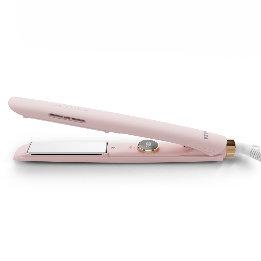 TESLA Smart - Plancha de pelo con LED mostrar 48W/230V