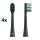 TESLA Smart - SET 4x Cabezal de repuesto para cepillo de dientes sónico TS400 negro