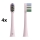TESLA Smart - SET 4x Cabezal de repuesto para cepillo de dientes sónico TS400 rosa