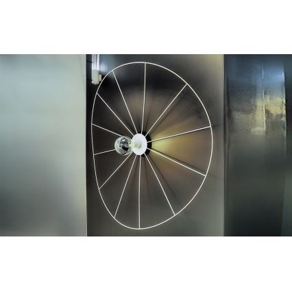 Thoro TH.015 - Lámpara de techo ESKOLA 1xE27/60W/230V negro