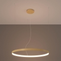 Thoro TH.174 - Lámpara LED colgante RIO LED/50W/230V CRI 90 3000K diá. 78 cm dorado