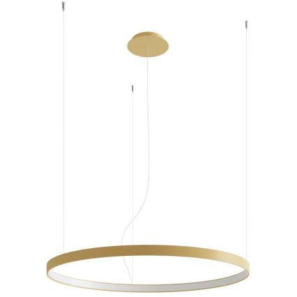Thoro TH.174 - Lámpara LED colgante RIO LED/50W/230V CRI 90 3000K diá. 78 cm dorado