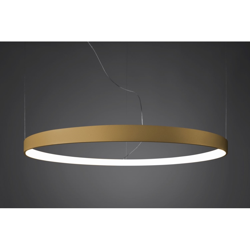 Thoro TH.181 - LED  Lámpara colgante RIO LED /50W/230V CRI 95 4000K diá. 78 cm dorado