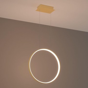 Thoro TH.220 - Lámpara LED colgante RIO LED/30W/230V CRI 90 3000K diá. 55 cm dorado