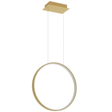 Thoro TH.221 - Lámpara LED colgante RIO LED/30W/230V CRI 95 4000K diá. 55 cm dorado